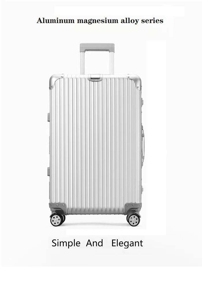 Autograph - Silver 24" Aluminium Check-in Bag