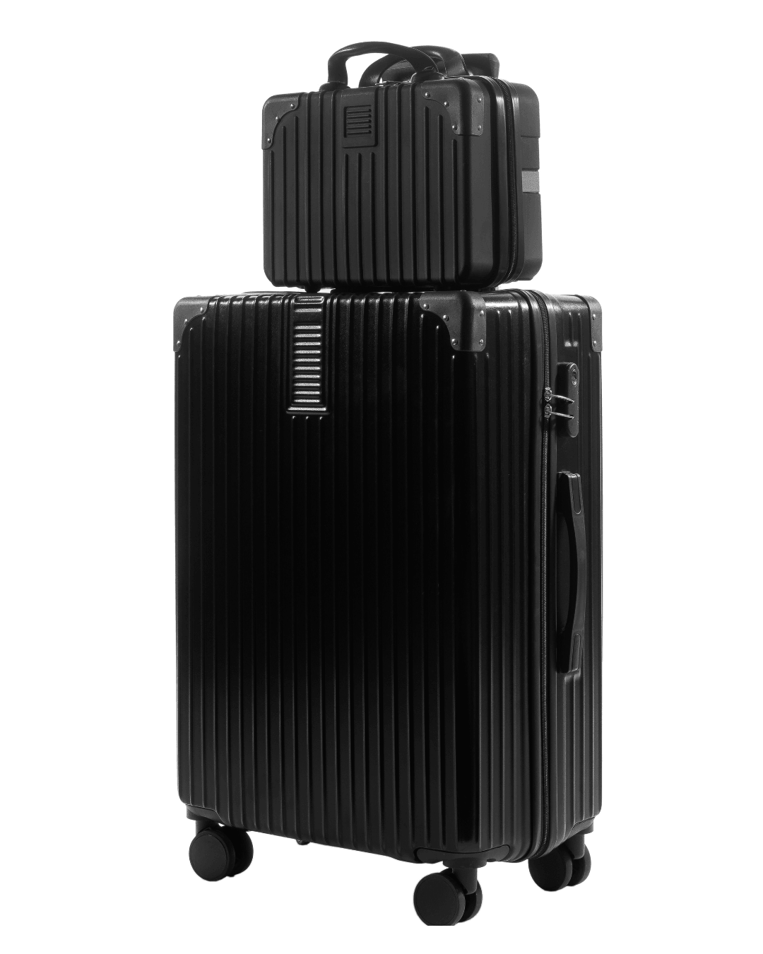 Turismo Dual Trolley Bags - Black 20" Cabin