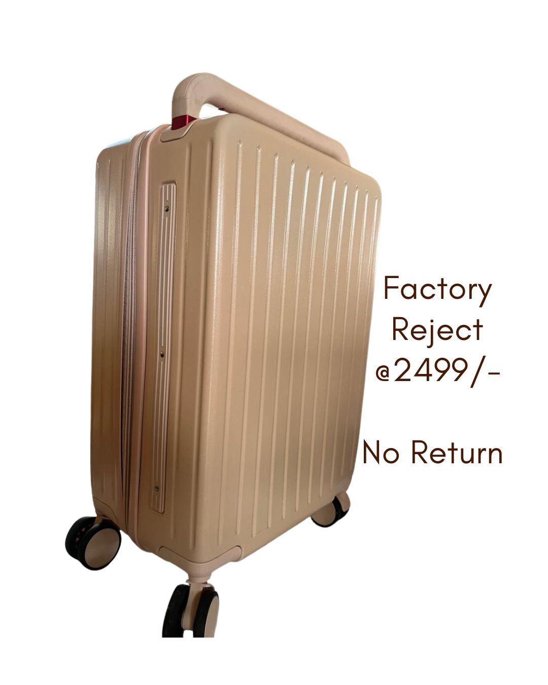Fashion Pro Trolley Bag - Pink 20" Cabin - Refurbished