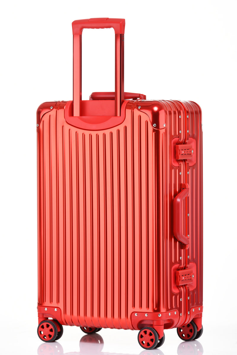 Autograph - Red 20" Aluminium Cabin Bag