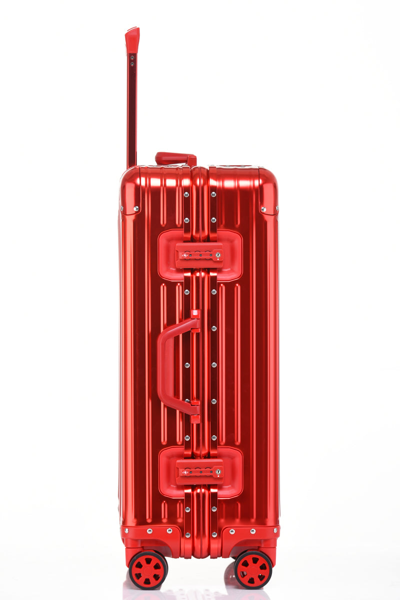 Autograph - Red 20" Aluminium Cabin Bag