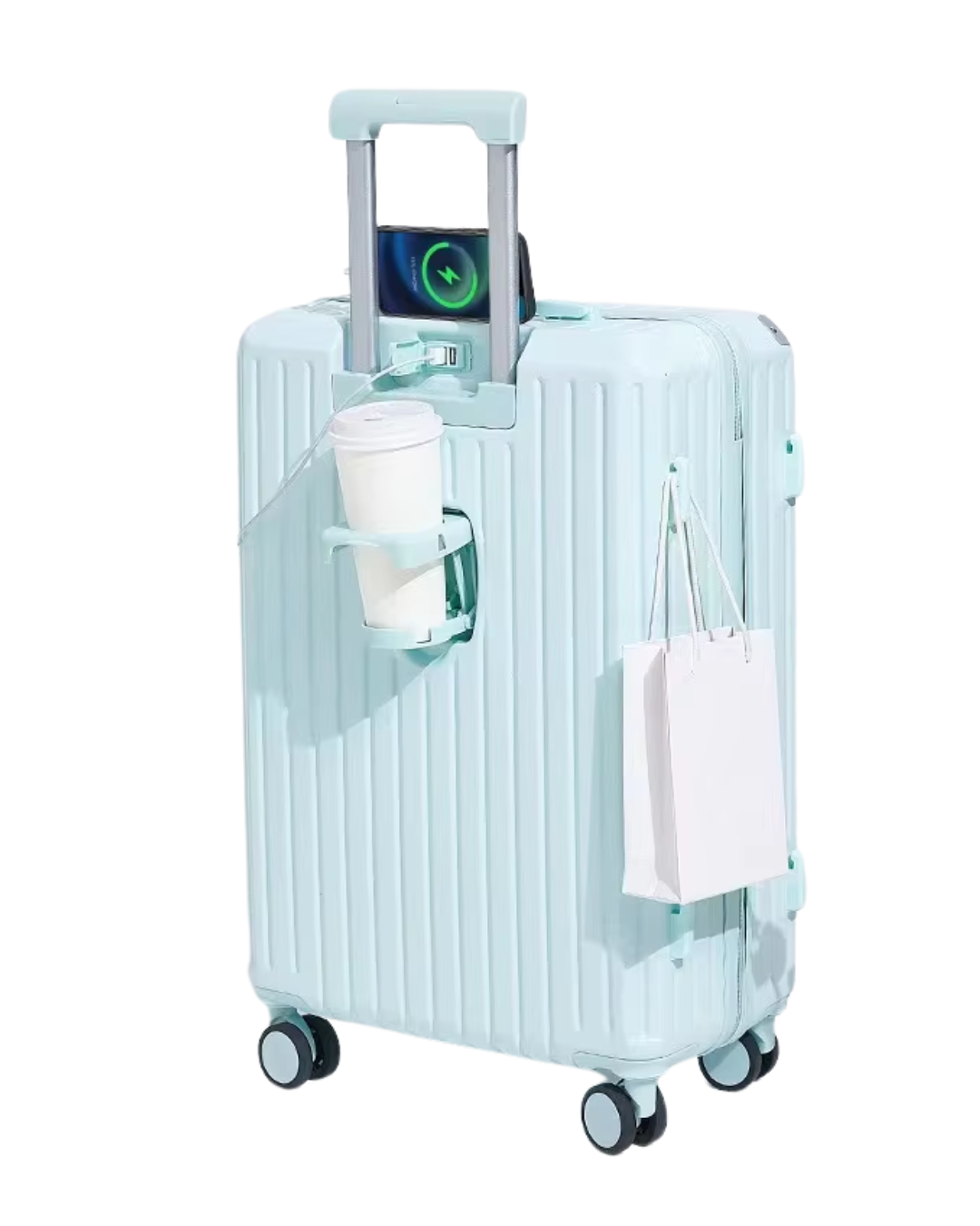 Trending vogue lite blue pc cabin aluminium luggage bags in India - pack your bags