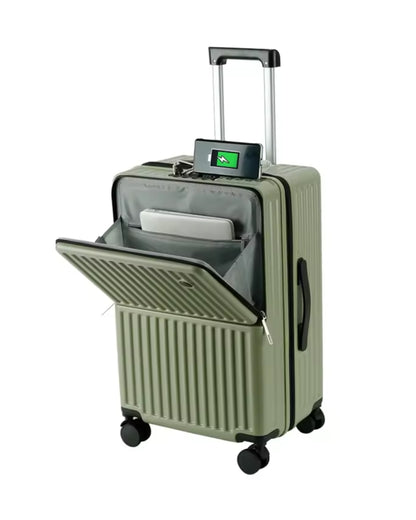 Spinner Trolley Bag - Light Green 20" Cabin