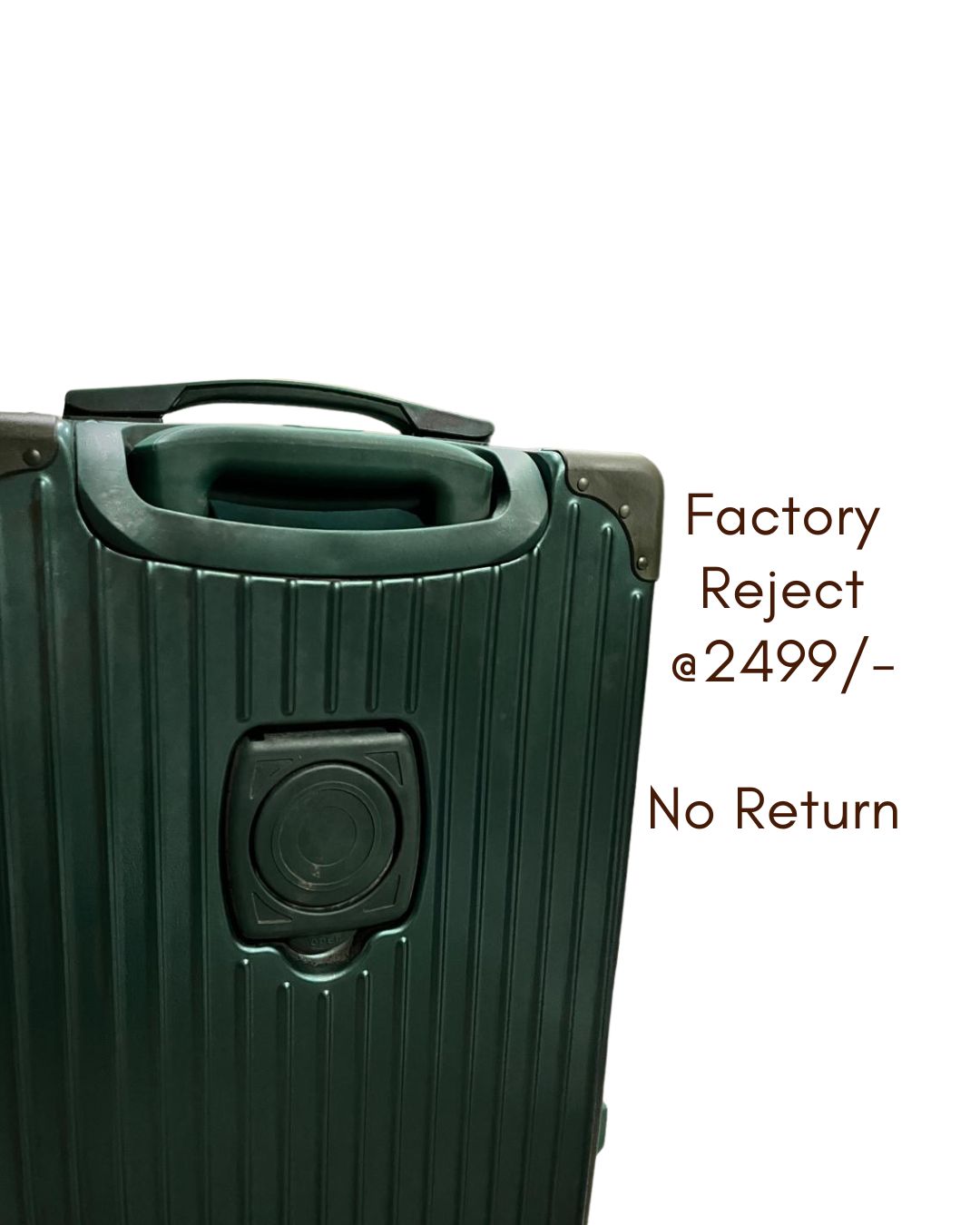 Reise Trolley Bag - Green 20" Cabin - Refurbished