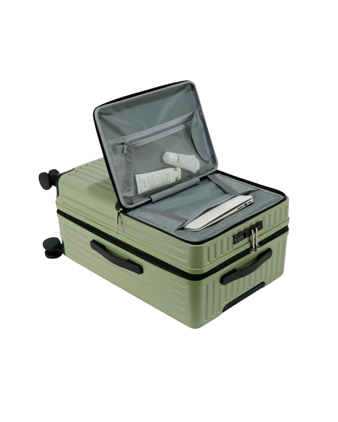 Spinner Trolley Bag - Light Green 20" Cabin