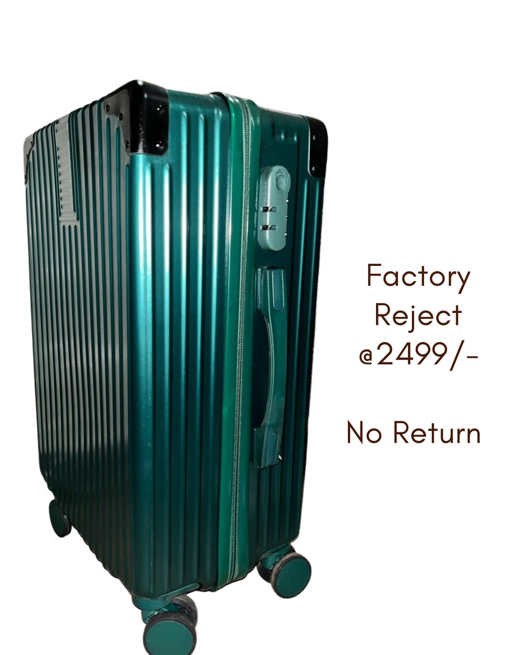 Reise Trolley Bag - Green 20" Cabin - Refurbished
