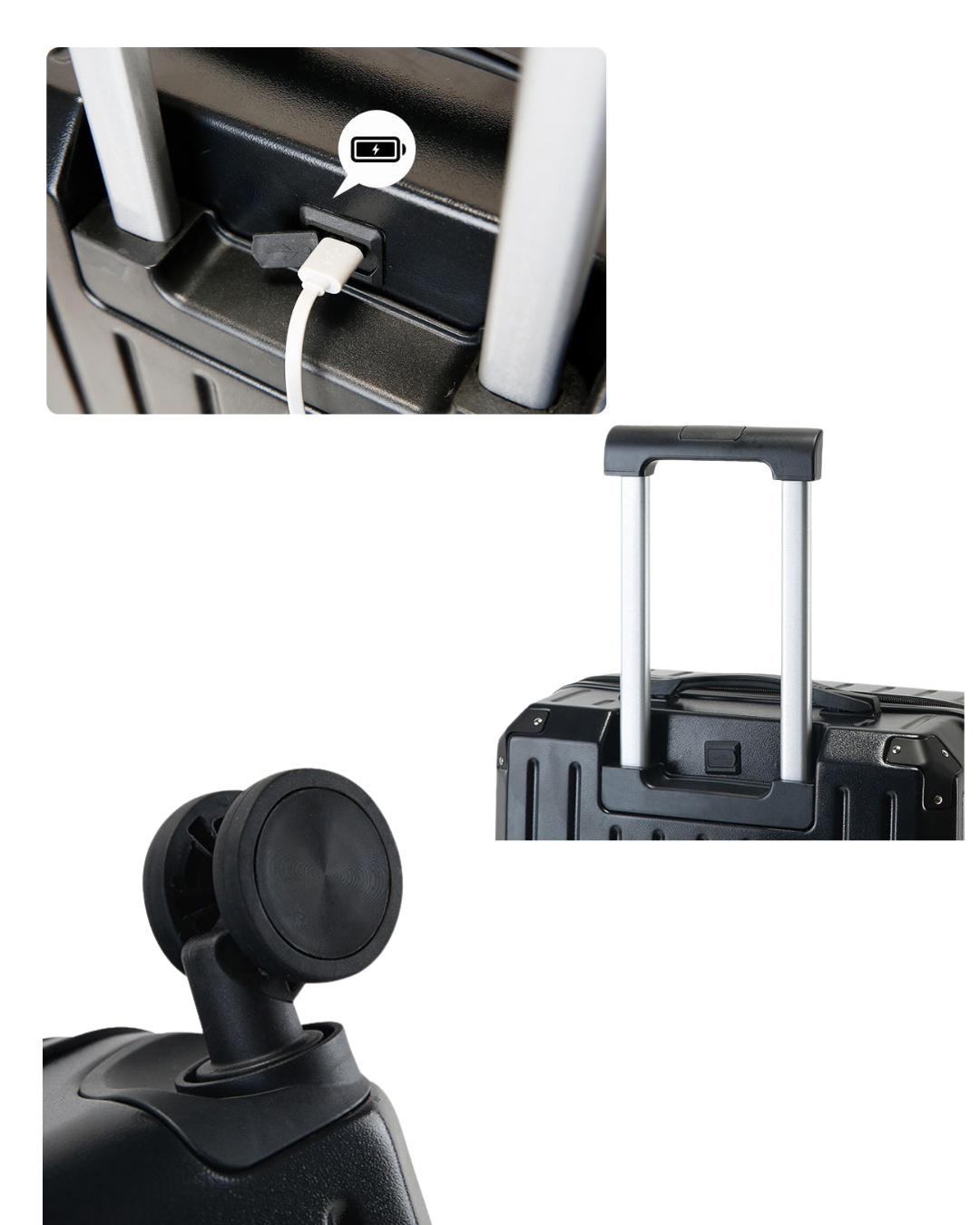 Torque Trolley Bag - Black 20" Cabin