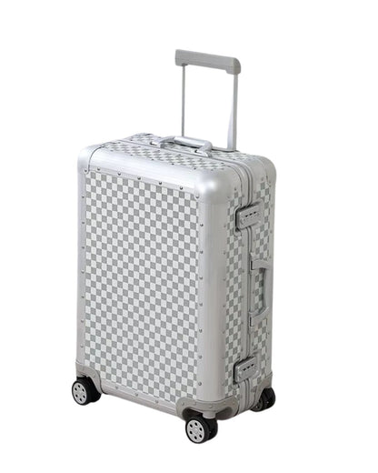 Selection - Silver 20'' Box Material Cabin Suitcase