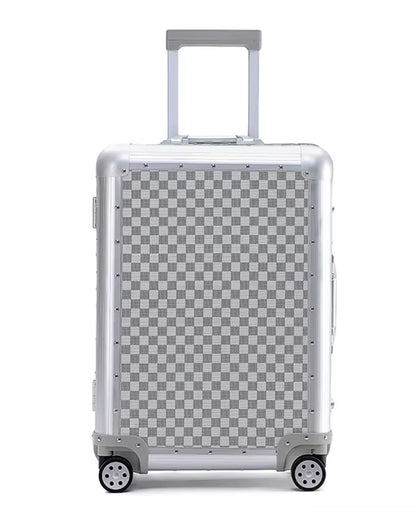 Selection - Silver 20'' Box Material Cabin Suitcase
