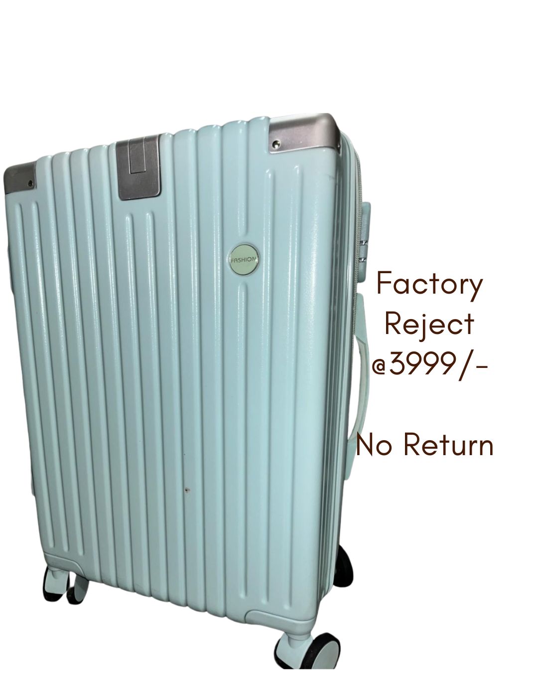 Fashion Trolley Bag - Sky Blue 26” Check-in Refurbished