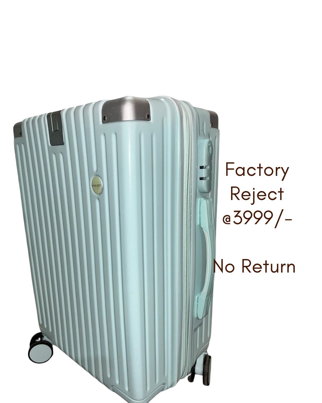Fashion Trolley Bag - Sky Blue 26” Check-in Refurbished