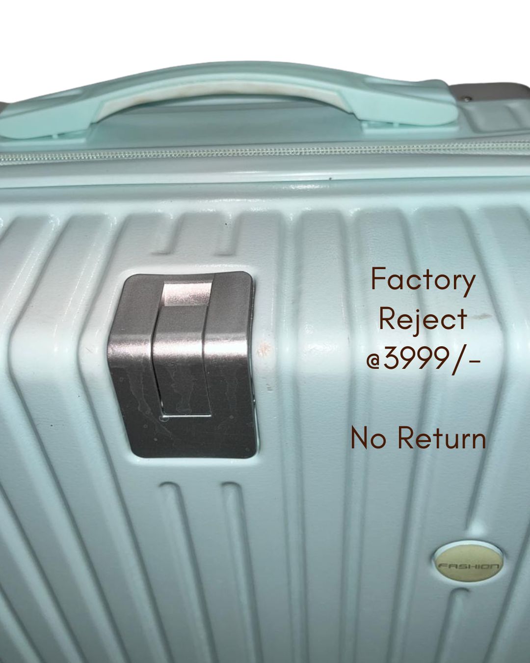 Fashion Trolley Bag - Sky Blue 26” Check-in Refurbished