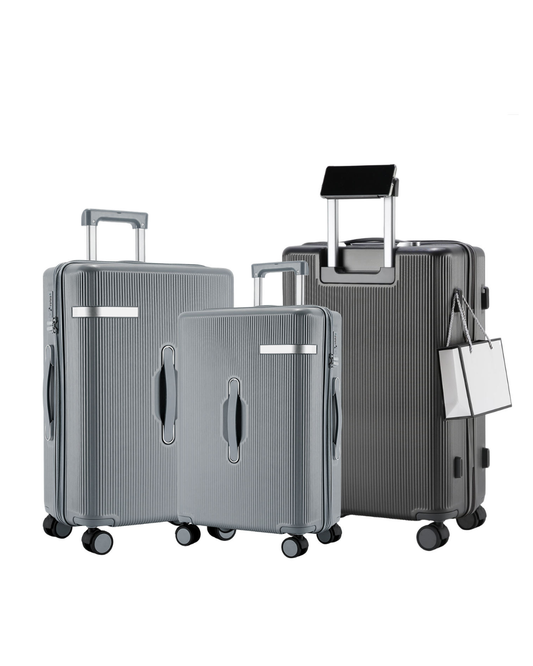 Marina Grey - Set of 3 Trolley (20, 24 & 26 Inch)