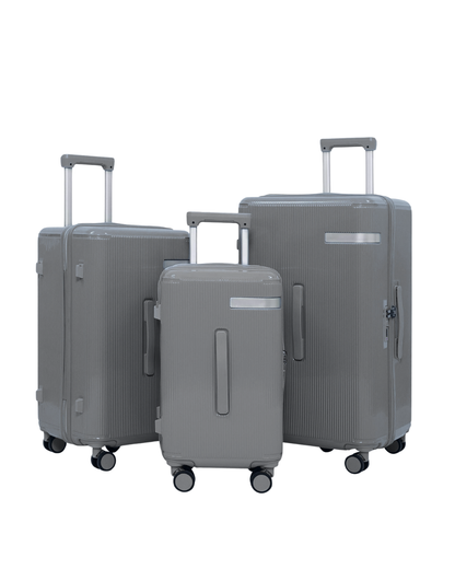 Marina Grey - Set of 3 Trolley (20, 24 & 26 Inch)