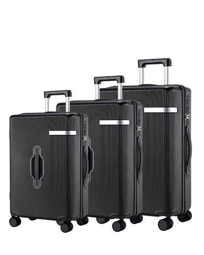 Marina Black - Set of 3 Trolley (20, 24 & 26 Inch)