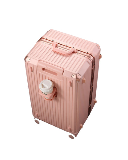 Vogue - Pink 26" PC Check-in Trunk Trolley