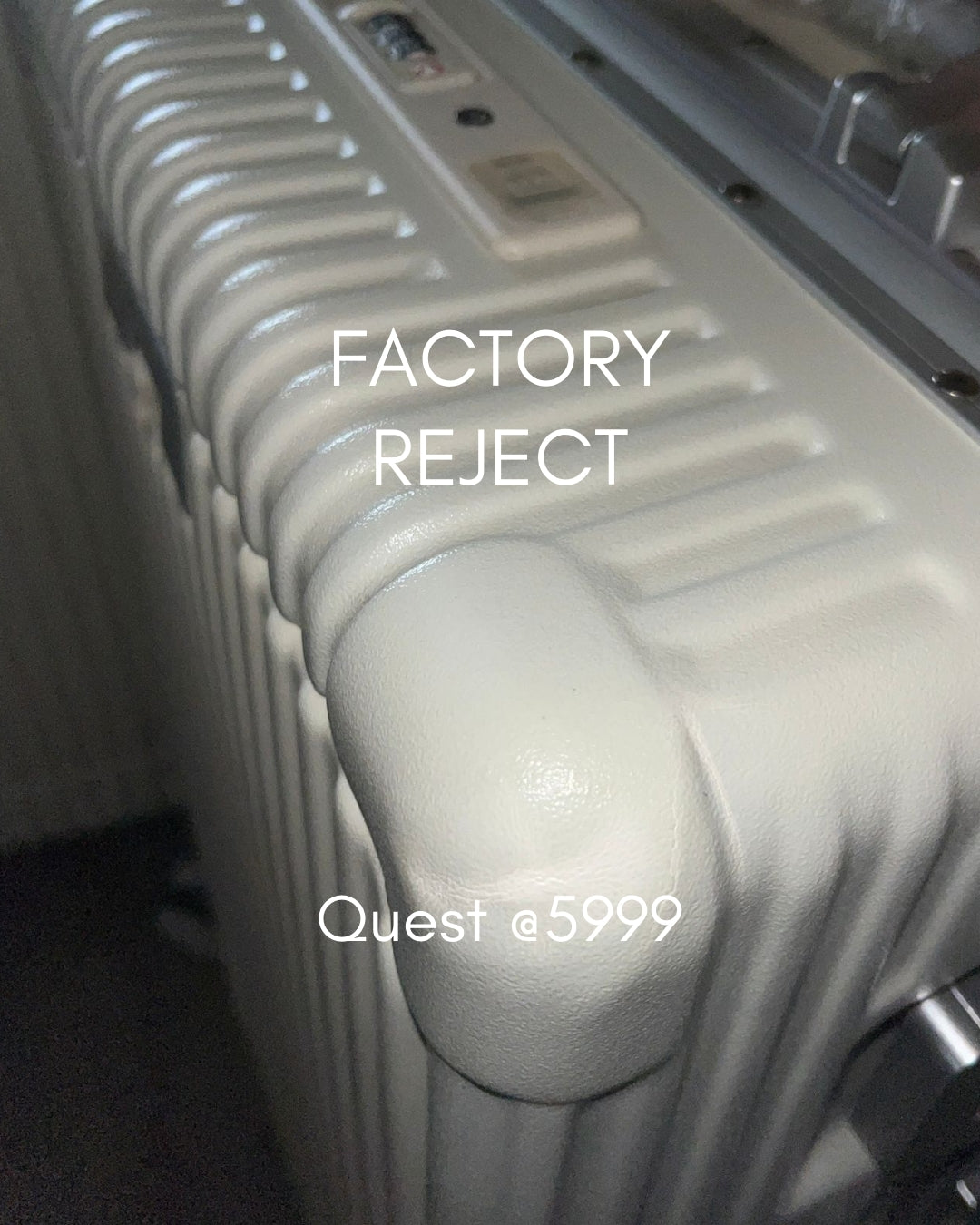 Quest White 20'' - Factory Clearance | ₹9,999 → ₹5,999