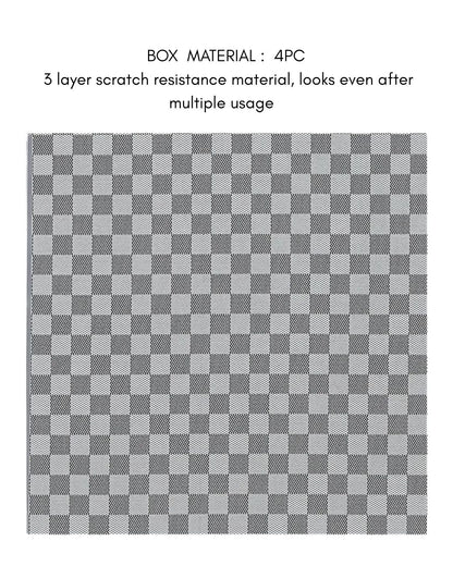 Selection - Silver 20'' Box Material Cabin Suitcase