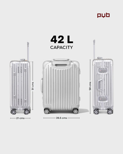 PYB (Pack Your Bags): Autograph_Cabin_Aluminium_42L_capacity