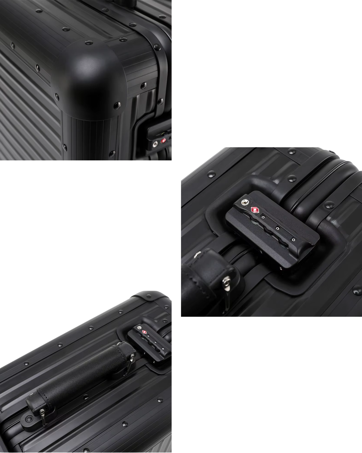 Selection - Black 20'' Box Material Cabin Suitcase