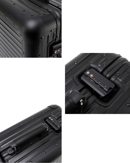 Selection - Black 20'' Box Material Cabin Suitcase