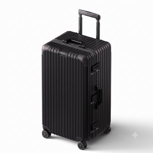 Signature - Black 26" Aluminium Check-in Trunk Trolley