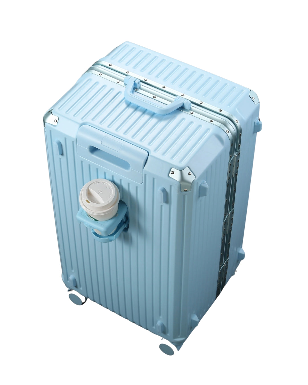 Vogue - Blue 26" PC Check-in Trunk Trolley