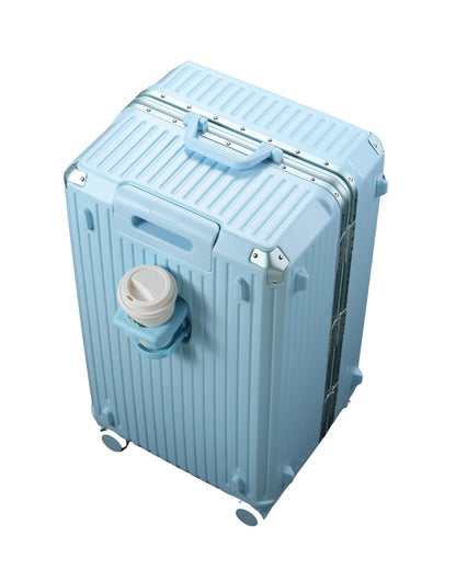 Vogue - Blue 26" PC Check-in Trunk Trolley